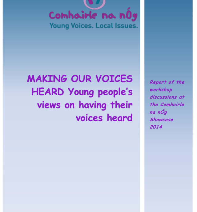 Comhairle Na NÓg Showcase 2014 Making Our Voices Heard Hub Na NÓg